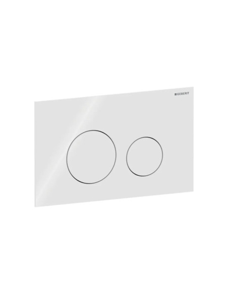 Geberit Sigma40 – apvalus vandens nuleidimo mygtukas.