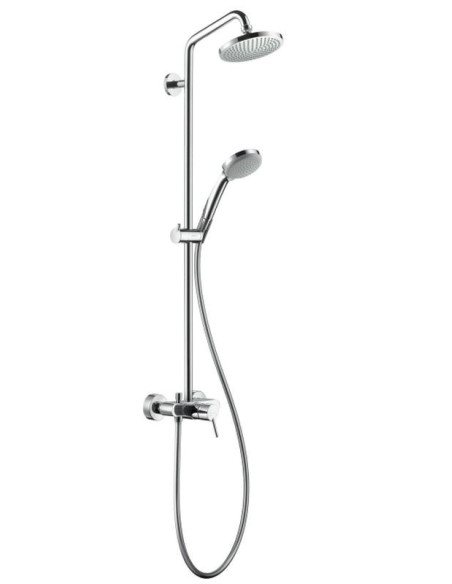 Dušo sistema Croma 100 Showerpipe su dušiniu maišytuvu 27154000