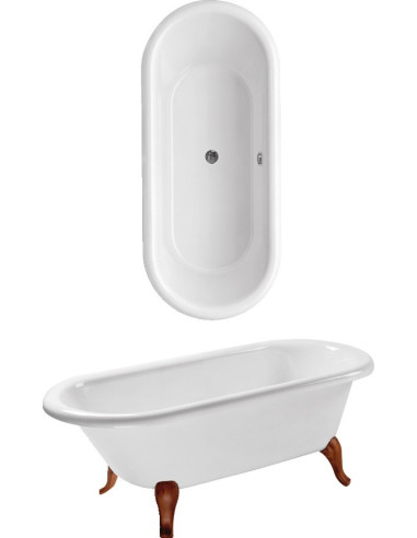 Laisvai pastatoma vonia Villeroy & Boch Hommage