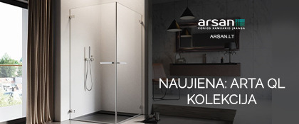 Naujiena: Radaway ARTA QL dušo kabinų kolekcija