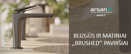 Blizgūs ir matiniai „brushed“ paviršiai. Kurį geriau pasirinkti?