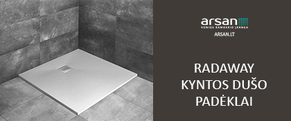 Radaway KYNTOS – išskirtiniai dušo padėklai, pritaikyti Jūsų poreikiams