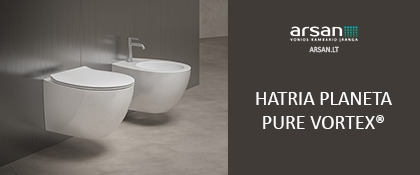 HATRIA PLANETA PURE VORTEX® – naujos kartos sūkurinis unitazas, kuriame susitinka technologijos, estetika ir išskirtinė patirtis