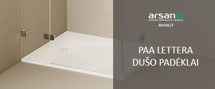 PAA Leterra dušo padėklas  – šiuolaikinė elegancija jūsų vonios kambaryje