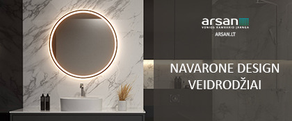 Navarone Design veidrodžiai – kai vonios  kambarys virsta dizaino erdve