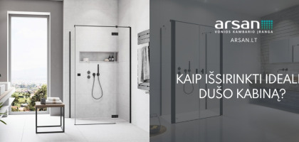 Kaip išsirinkti idealią dušo kabiną pagal vonios kambario išplanavimą?