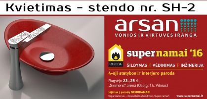 Kviečiame į Supernamai 2016 parodą rugsėjo 23-25d. Siemens arenoje, Vilniuje!