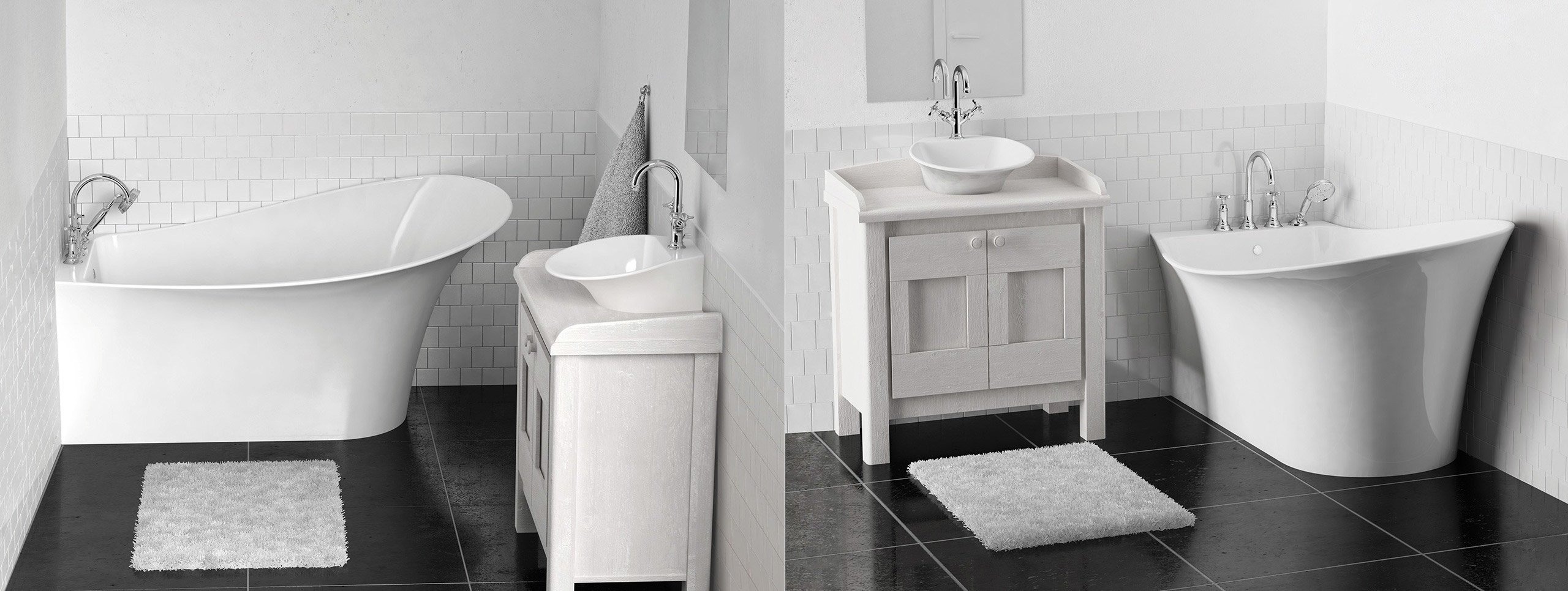 Naujiena! Marmorin gelcoat® vonia Misa - elegancija mažame vonios kambaryje